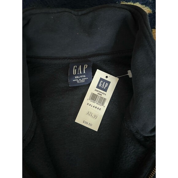 Gap 1969 Zip Front Sweatshirt Jacket Sz XXL (MSRP $39.50) - Picture 4 of 4